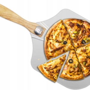 Taca do pizzy z drewnianym uchwytem 1317